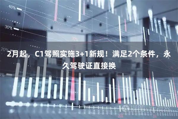 2月起，C1驾照实施3+1新规！满足2个条件，永久驾驶证直接换
